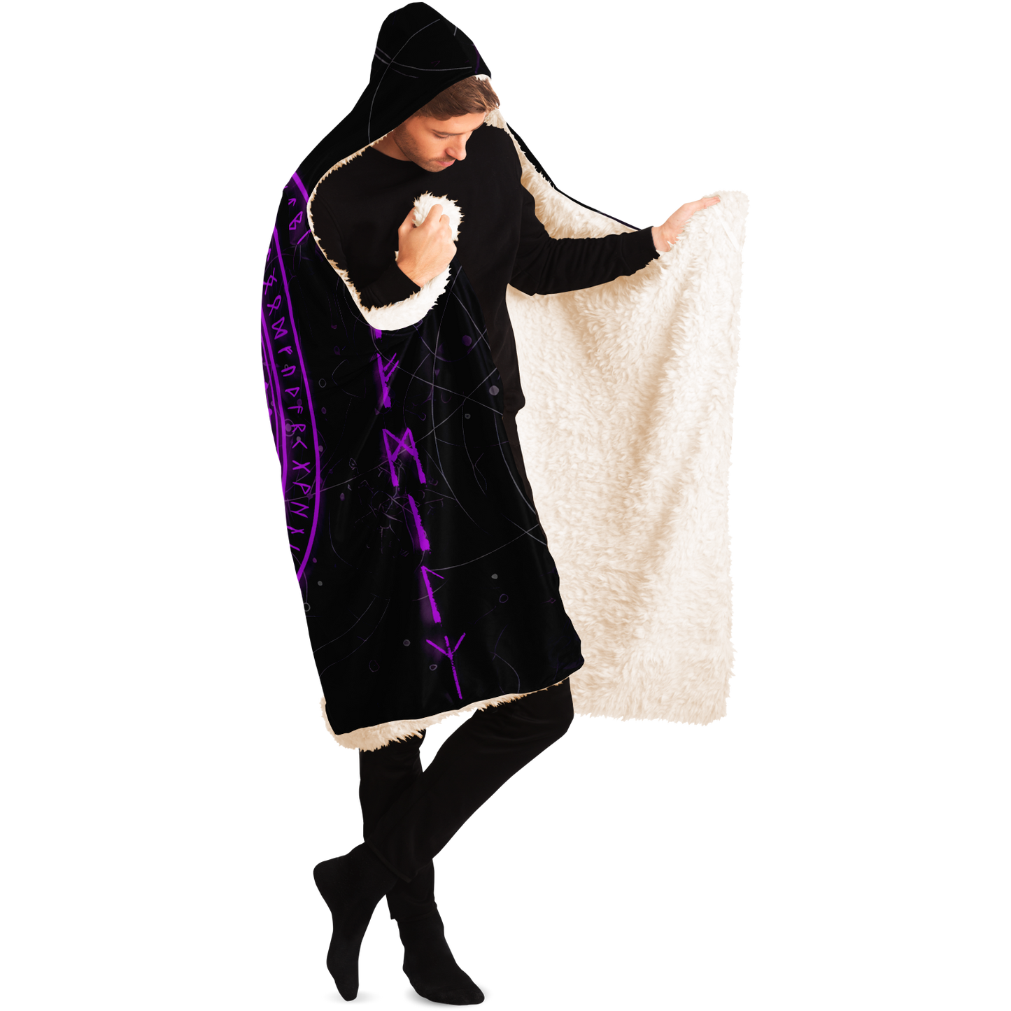 Official 3ntheogenik "Sacred Geometry" Hooded Blanket